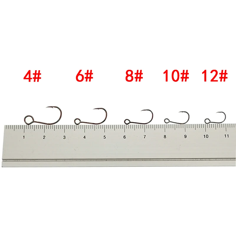 12 stks/partij Maat 4 # -12 #  - Fishing Hook Barbless recensie en prijs