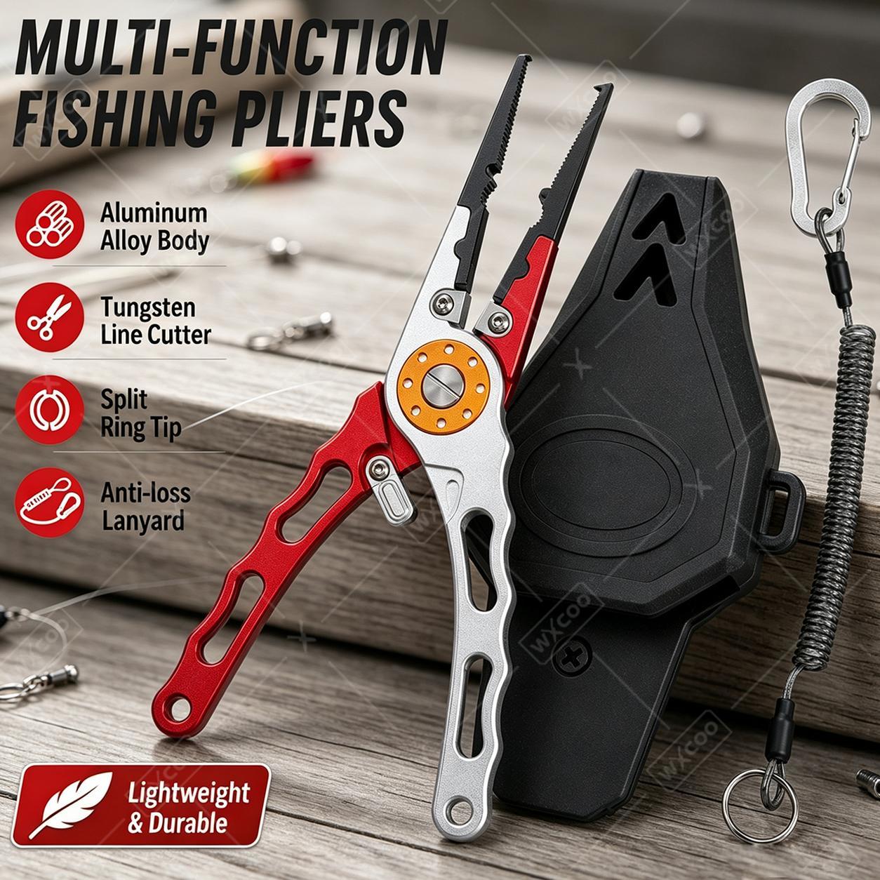 WXCOO Splitringtang Haakverwij - Fishing Hook Sharpener recensie en prijs
