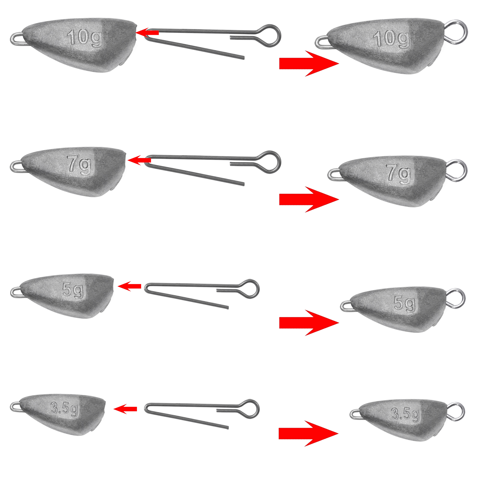 SAMOLLA 5 stks Jig Head Visgew - Fishing Hook Jig recensie en prijs