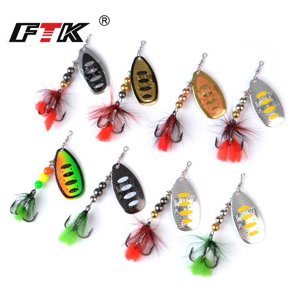 FTK Metalen Vissen Lokken Spin - Fishing Hook Treble recensie en prijs