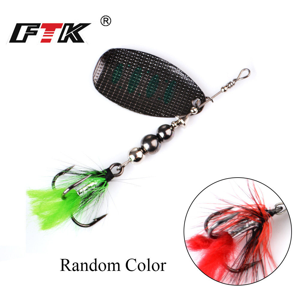 FTK Metalen Vissen Lokken Spin - Fishing Hook Treble recensie en prijs