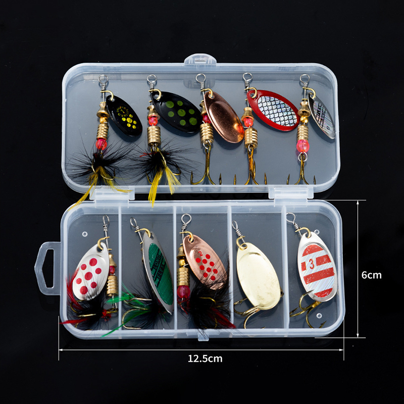 Spinner Lure Set Metaal Draaie - Fishing Hook Treble recensie en prijs