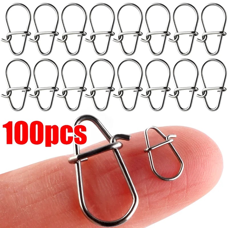 100PCS Rvs Vissen Snap Hooked  - Fishing Hook Stainless Steel recensie en prijs